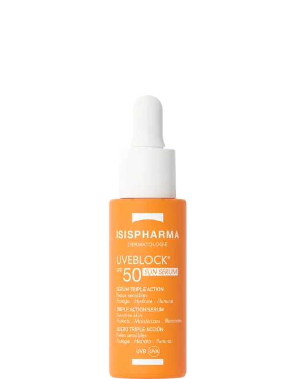 ISISPHARMA UVEBLOCK Sun Serum SPF50 – veido serumas su SPF50