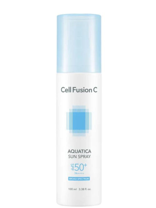 drekinanti-purskiama-apsauga-nuo-saules-aquatica-sun-spray-spf50-pa-cfcr-100-ml CELL FUSION C Aquatica Sun Spray SPF50+ PA++++ – drėkinanti purškiama apsauga nuo saulės