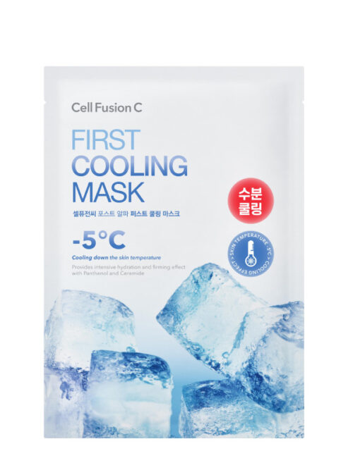 Vėsinanti ir drėkinanti lakštinė veido kaukė „First Cooling Mask“