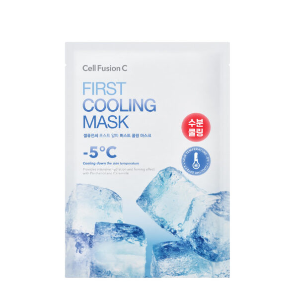vesinanti-ir-raminanti-veido-kauke-first-cooling-mask Vėsinanti ir drėkinanti lakštinė veido kaukė „First Cooling Mask“