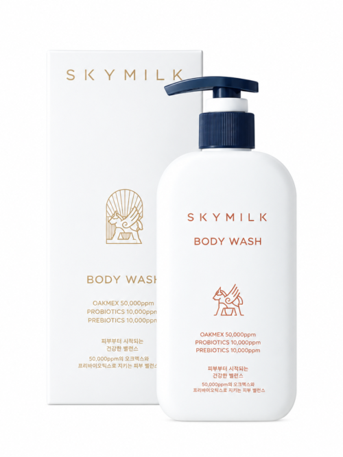 SKYMILK „Prebiotics & Postbiotics Body Wash” kūno prausiklis