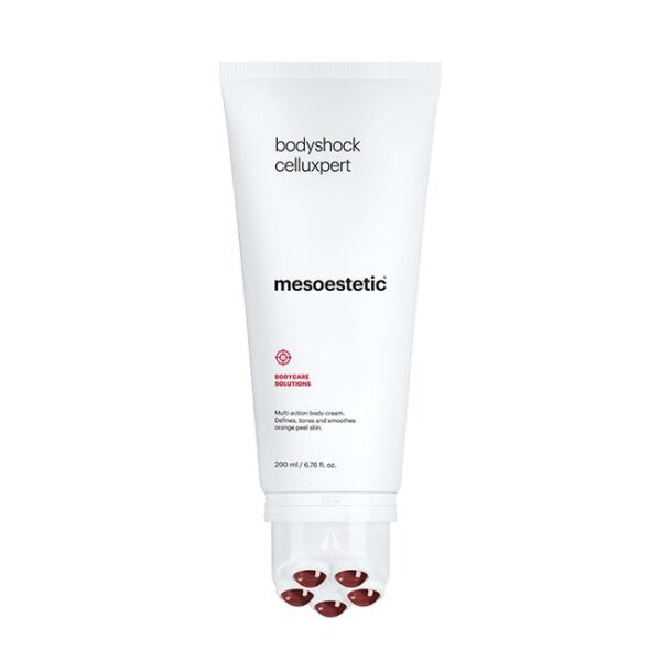 bodegon_bodyshock_celluxpert_primario mesoestetic® bodyshock® celluxpert – anticeliulitinis kūno kremas